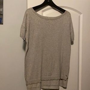 Grey UGG short sleeve sweater